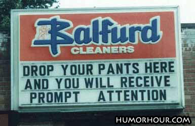 Drop your pants here
