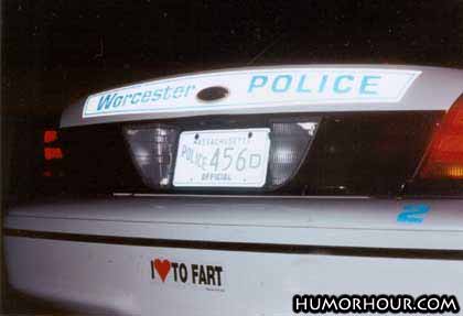 Worcester Police car