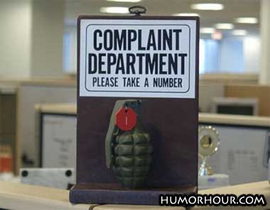 Complaint Department