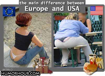 The main difference between Europe and America