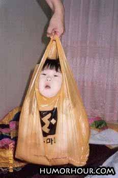 Kid in a bag